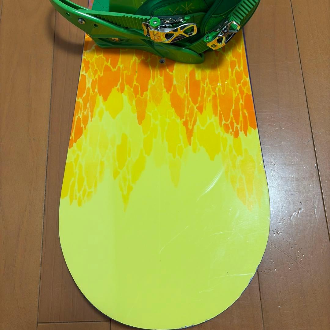 2013年モデル burtonスノーボード イエロー