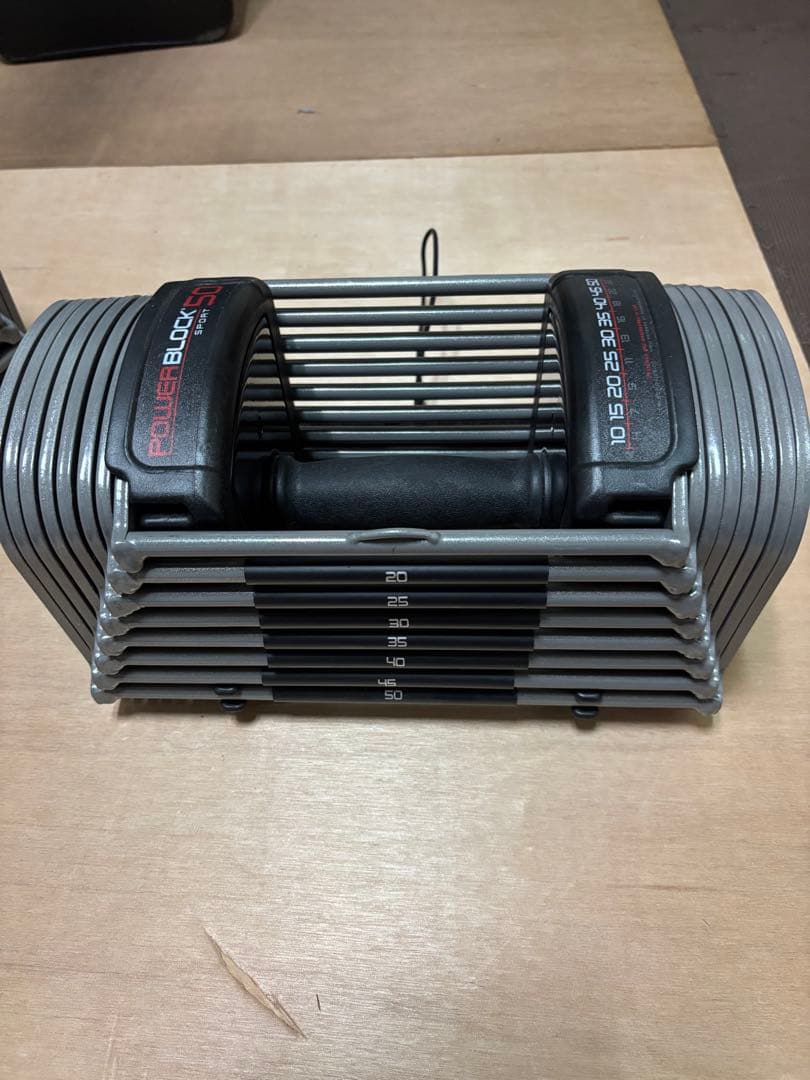 ①POWERBLOCK 50 調整可能ダンベル①セット購入のみ