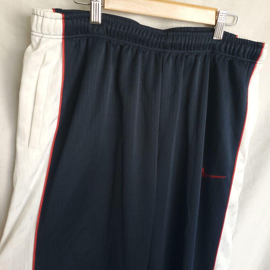 00s NIKE バスケ ラインパンツトラックパンツ ジャージパンツ ビッグ