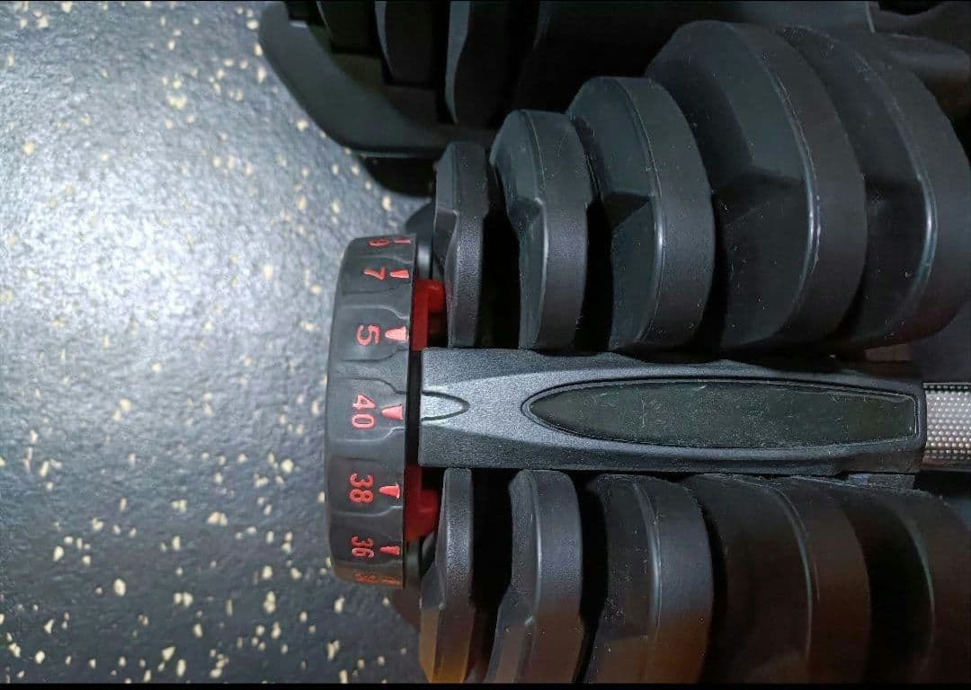 可変式ダンベル　40kg 2個　美品