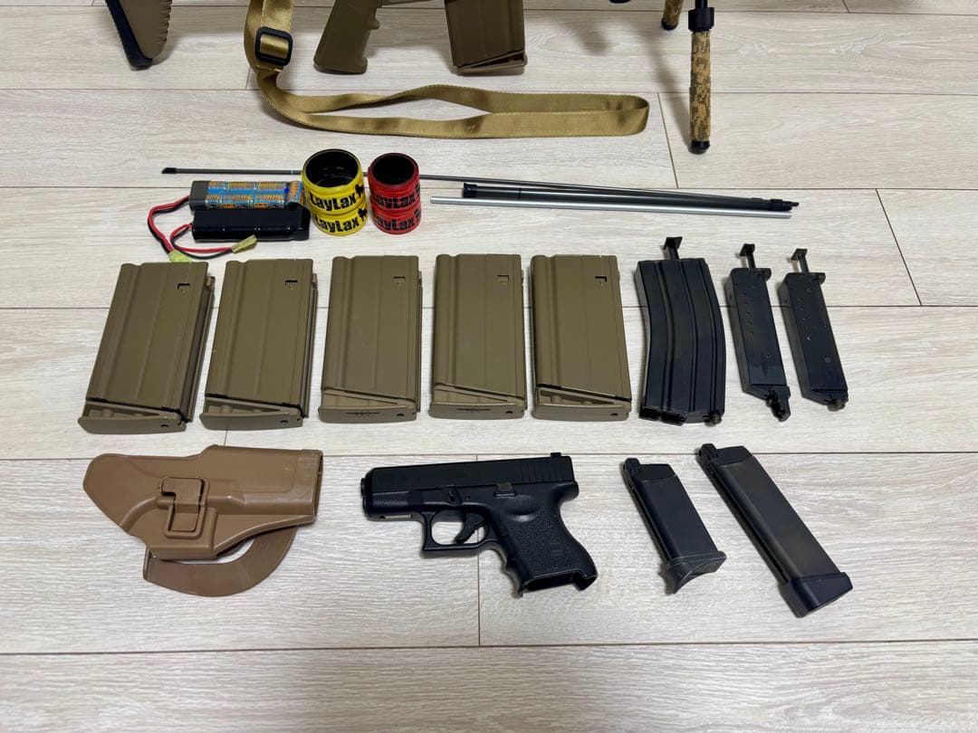 東京マルイ SCAR-H 次世代電動ガン QUASARカスタム グロック26付