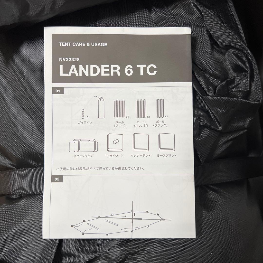 【未使用品】THE NORTH FACE Lander 6 TC