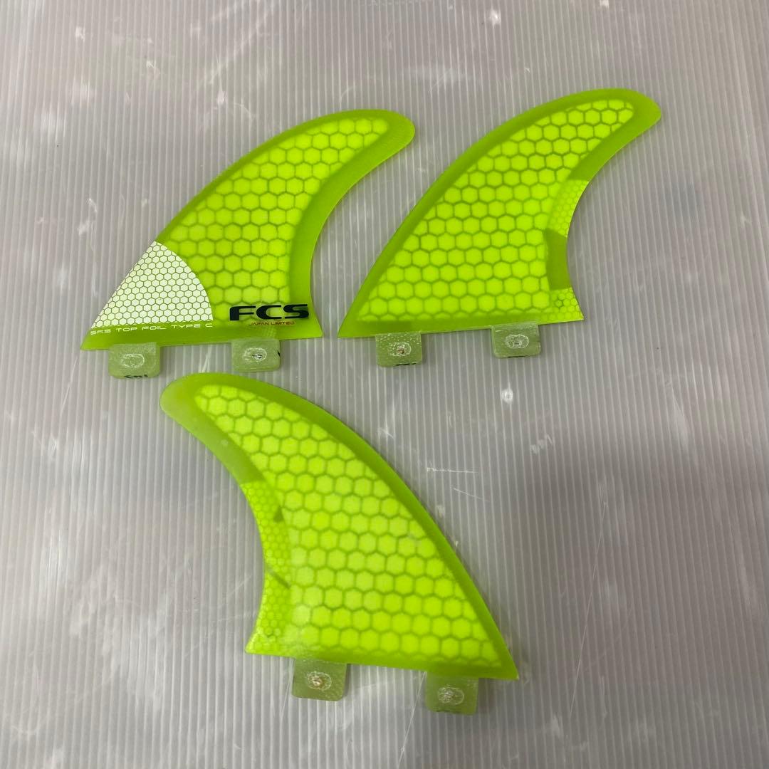 【極美品】FCS フィン ハニカム グリーン FCS SRS TOP FOIL