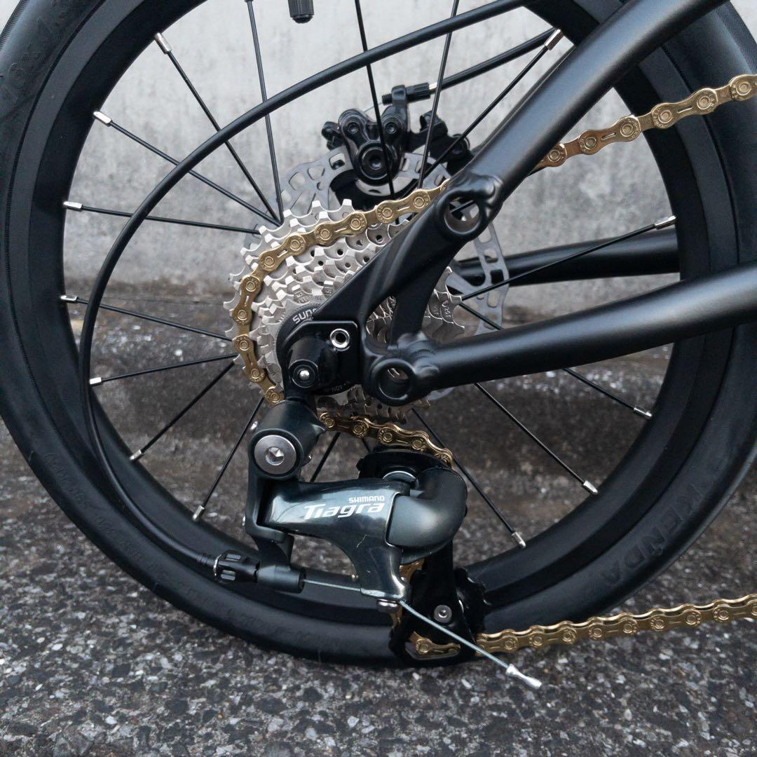 たか101　K3 PLUS折り畳み 自転車 Tiagra 10速
