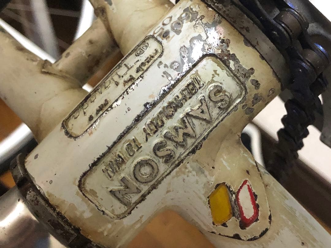 SAMSON ロードバイク ホワイト NJSホイール