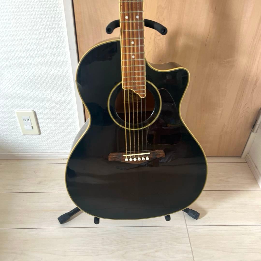 【美品】S.yairi エレアコ YE-35 BKB アコースティックギター
