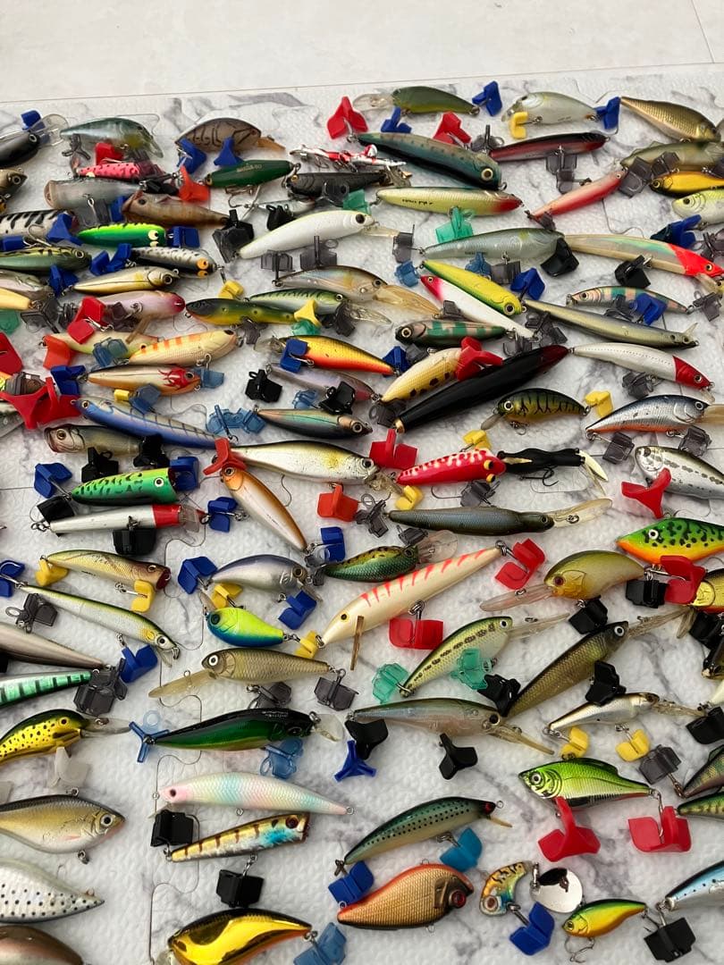 バス釣り引退セット　ルアー大量セット　タックルボックスセット