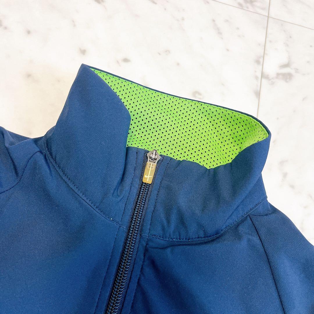 NIKE ナイキ セットアップ M ネイビー ロゴ刺繍 ドライフィット