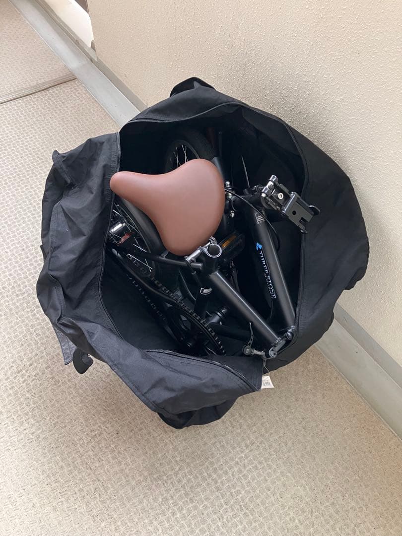 AIJYUCYCLE 折りたたみ自転車 16インチ　キャスター付キャリーバッグ付