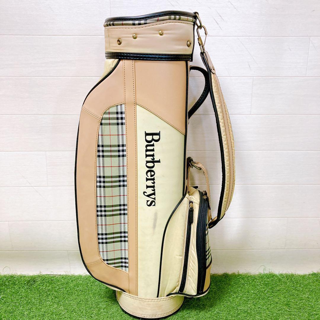 【フードなし】バーバリー　ヴィンテージ　キャディバッグ　7.5型　ノバチェック