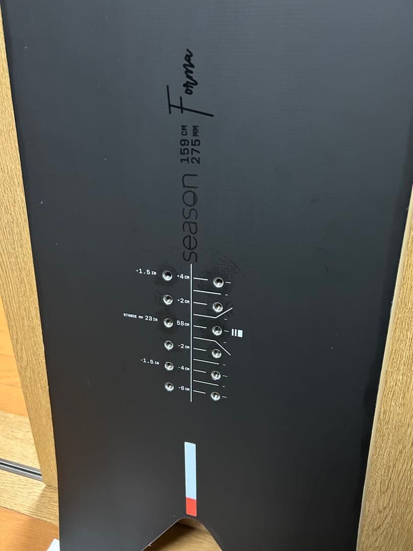 【ウェスト275mm】season forma 159 パウダーワイドボード