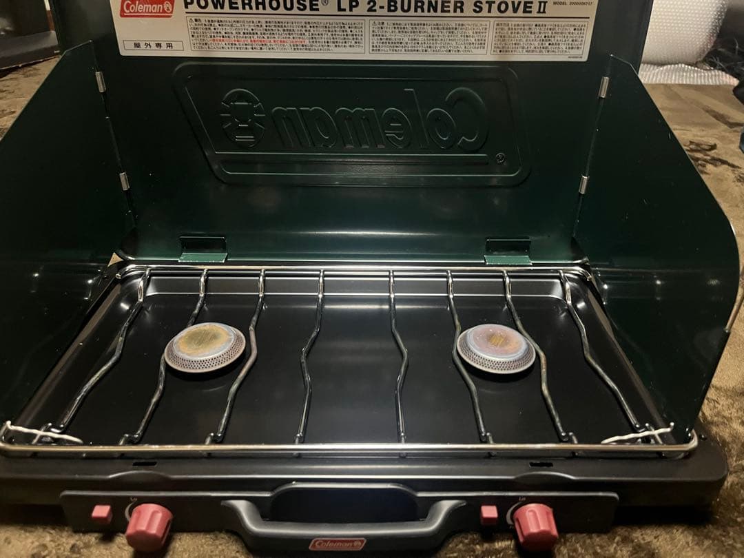 Coleman コールマン ツーバーナー コンロ+専用バック 新品同様品