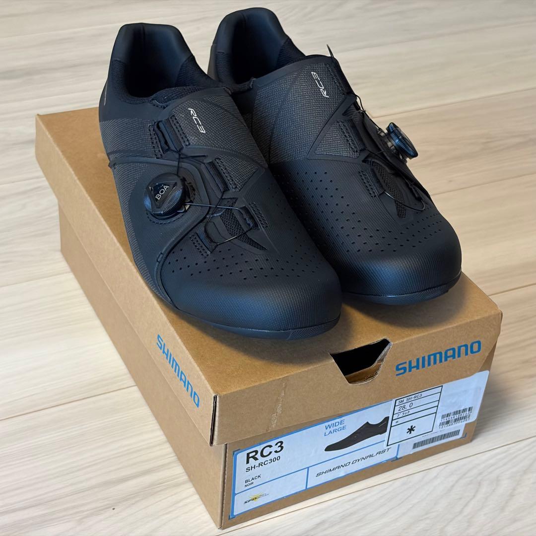 シマノ ビンディングシューズ RC3 44ワイド ブラック shimano