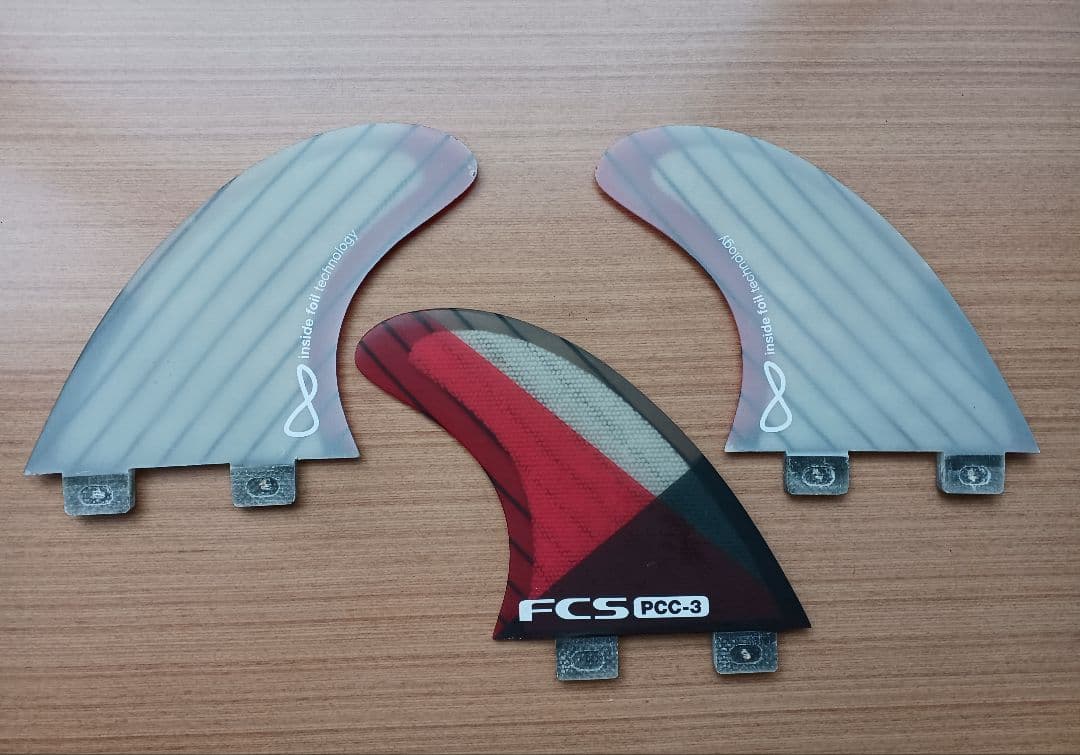 FCS　PCC-3　サーフボードフィン　トライフィン　スラスターフィン