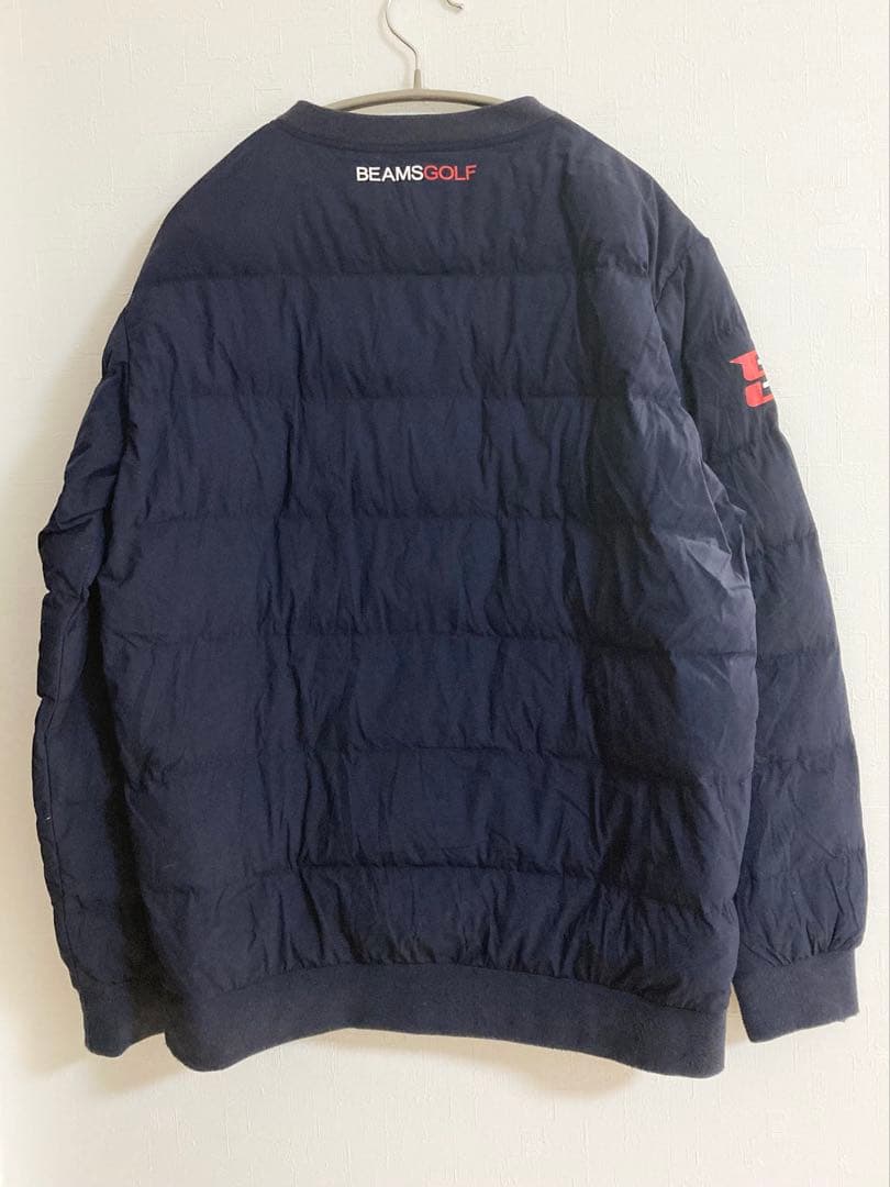 BEAMS GOLF ネイビー 中綿ウインドブレーカー　L