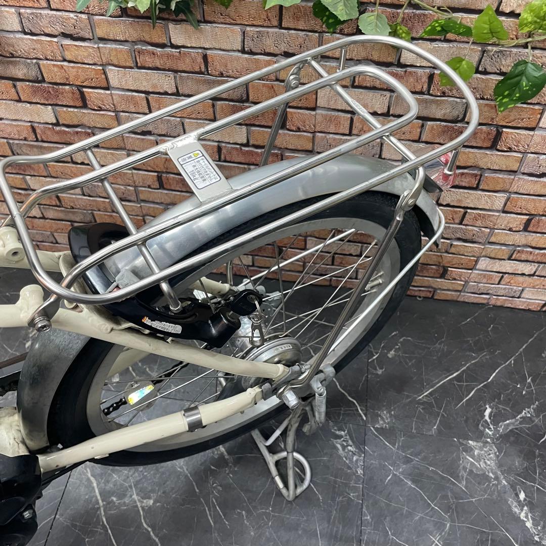 【17】電動自転車 YAMAHA PAS SION クリーム 20インチ