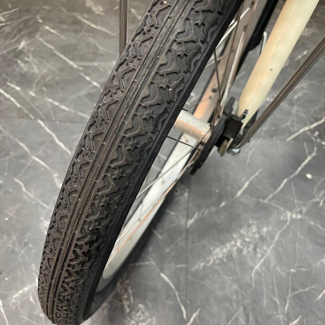 【17】電動自転車 YAMAHA PAS SION クリーム 20インチ