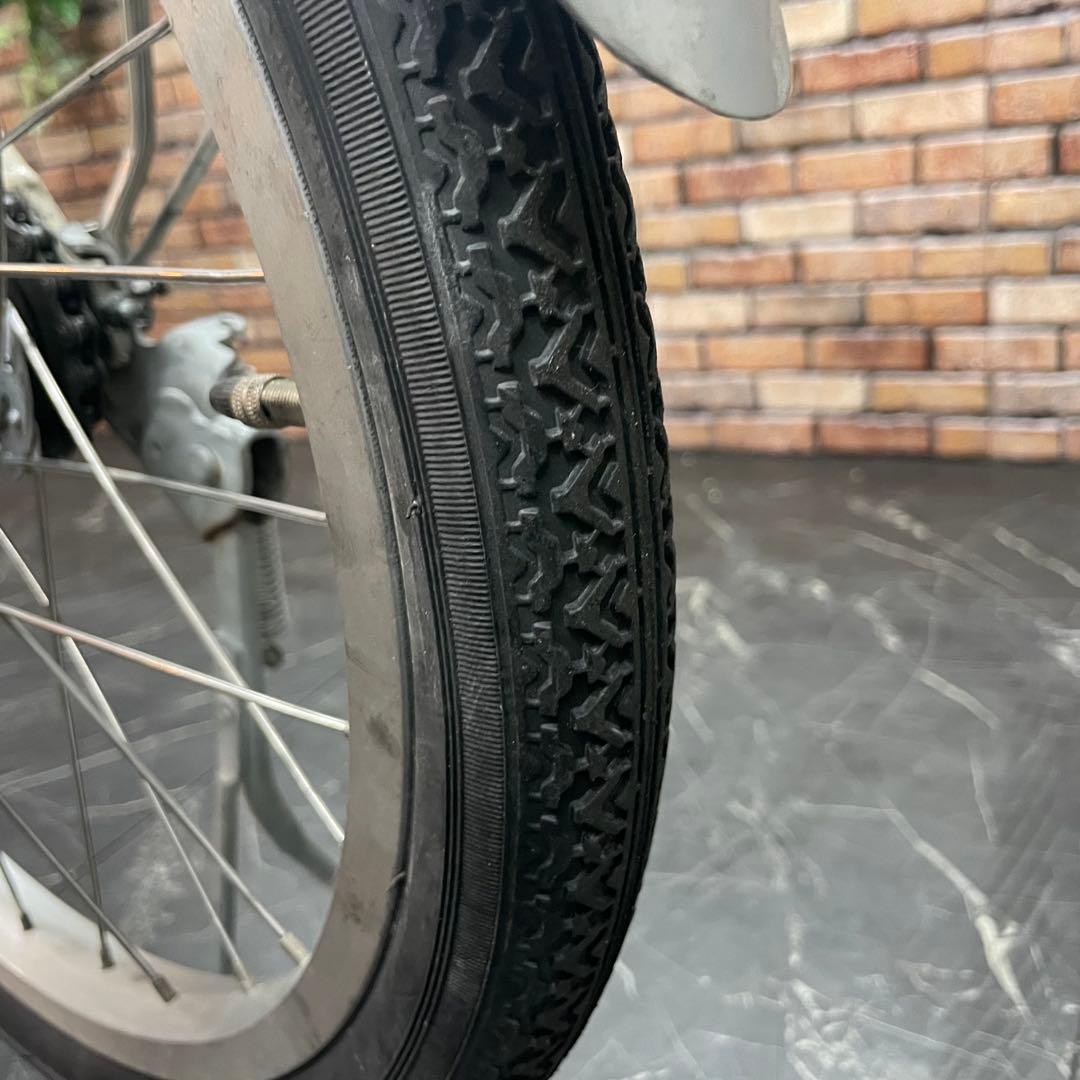 【17】電動自転車 YAMAHA PAS SION クリーム 20インチ