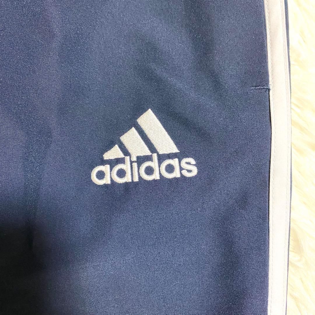 アディダス　ジャージ　セットアップ　上下　トレーニング　青　ネイビー　XL M
