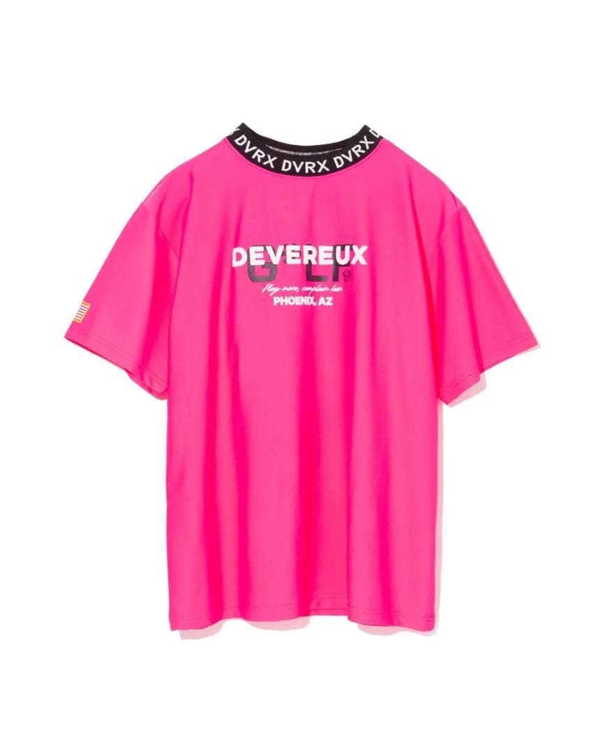 新品【デヴァロー ゴルフ】25SS リブモックSkull TEE 半袖シャツ S