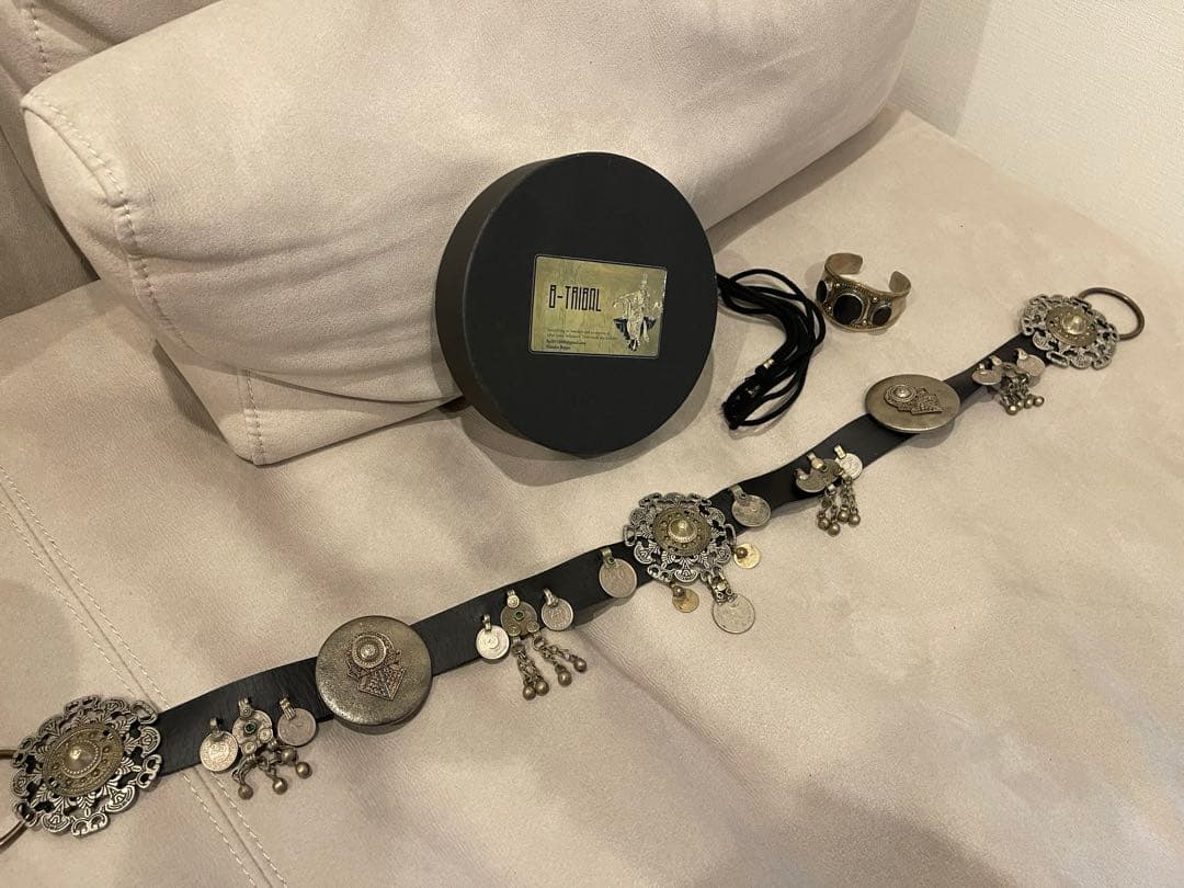 トライバルベリーダンス　ベルト　本革 B-TRIBAL 美品
