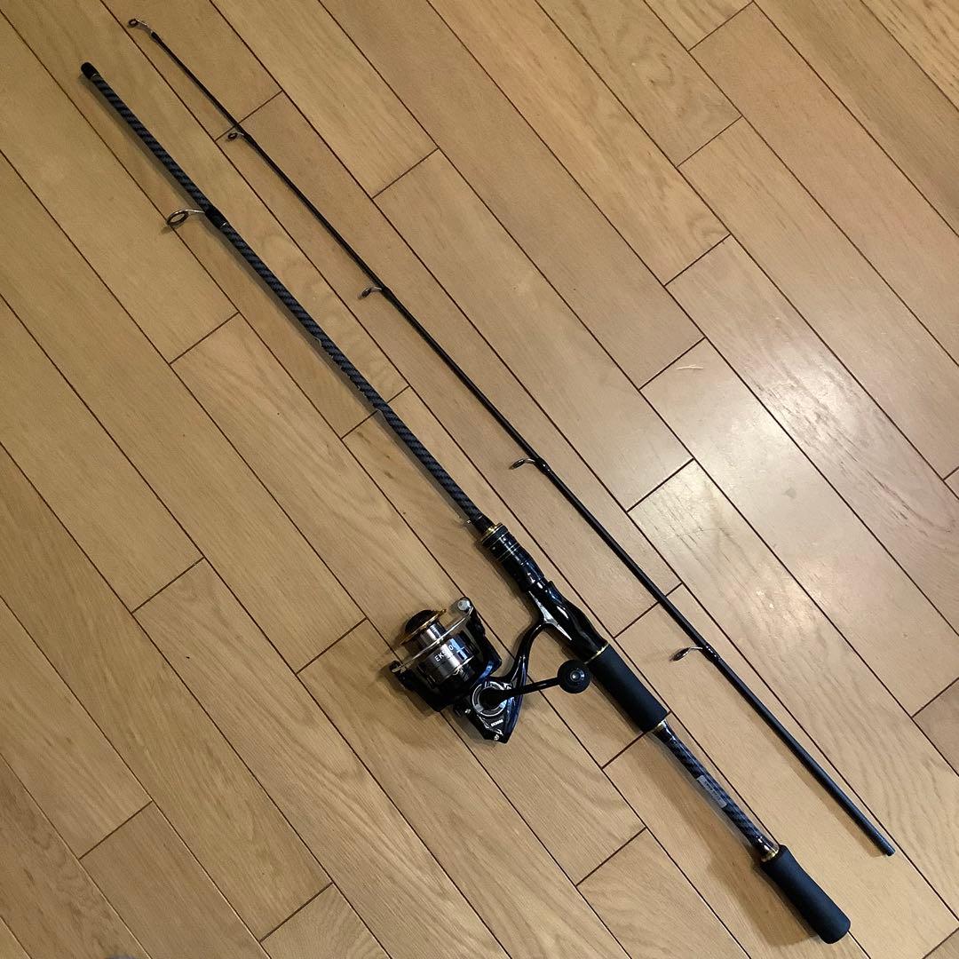 ショアジギ　シーバス　1.8mスピニング&スピニングリール5000番