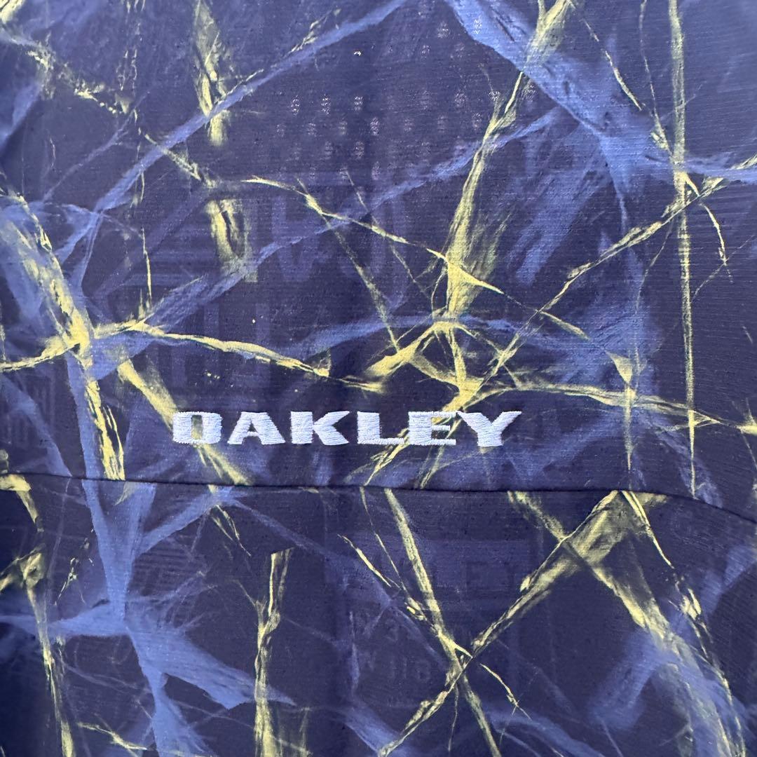 OAKLEY オークリー ゴルフ ウィンドブレーカー 2XL 大柄 黒×黄色
