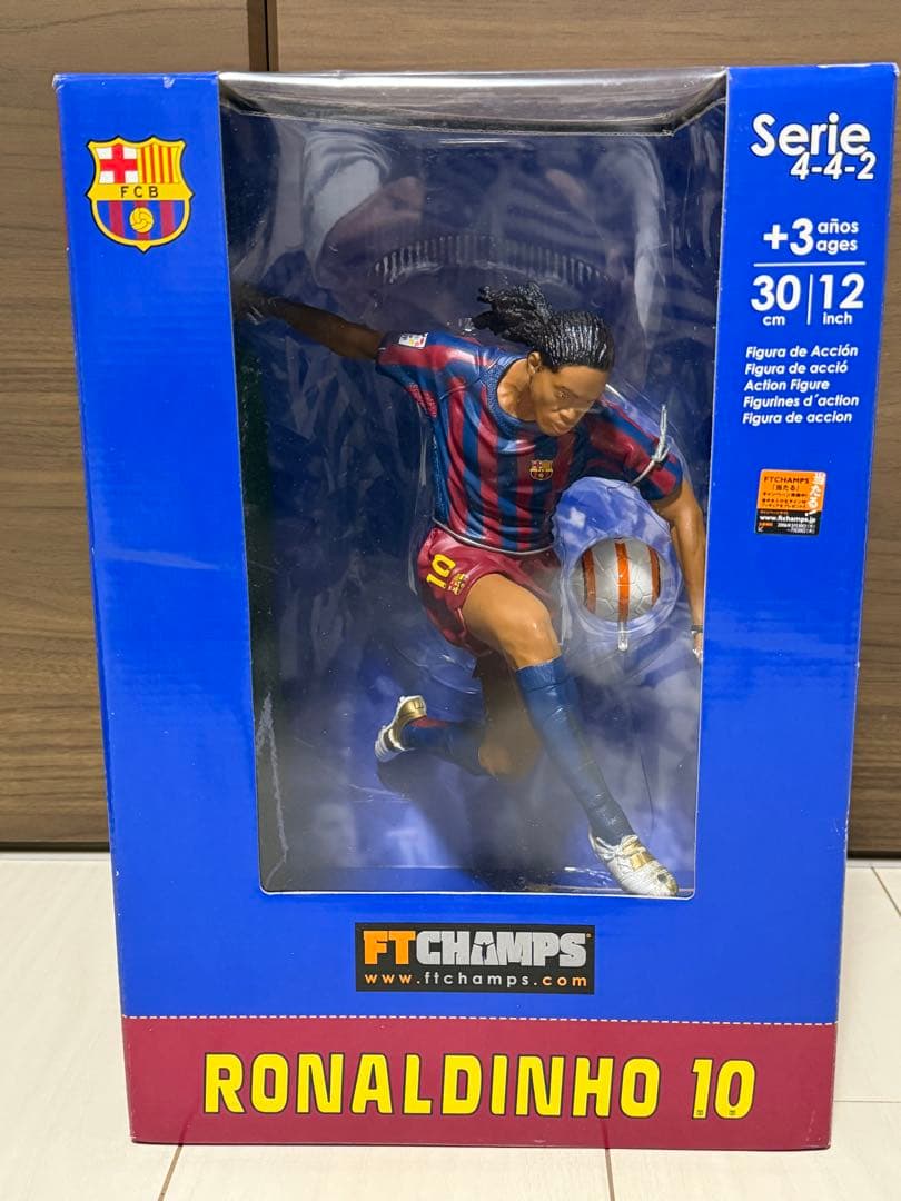 FT CHAMPS ロナウジーニョ　ジダン　ベッカム 30cm 未開封