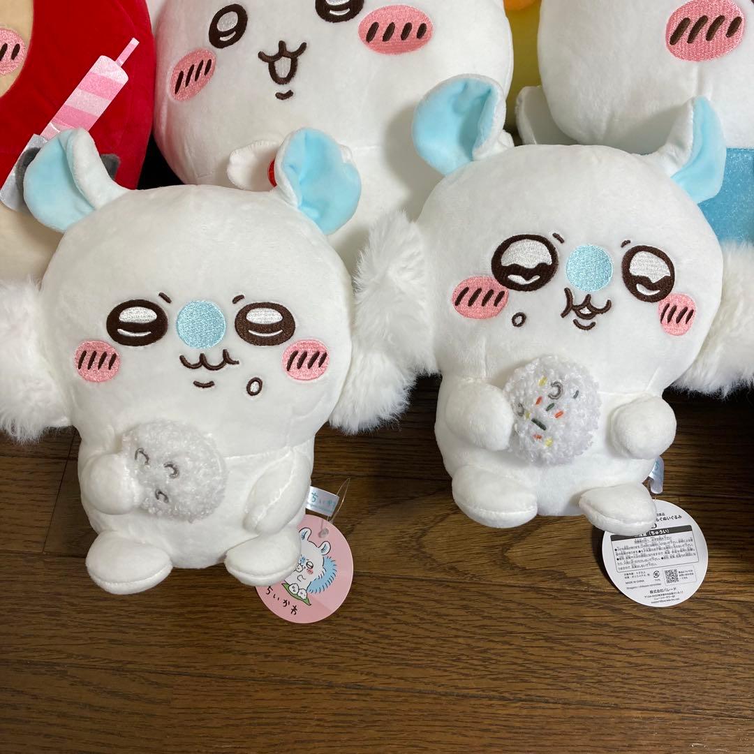 ちいかわ　ぬいぐるみ　プライズ　まとめ売り　ハチワレ　うさぎ　モモンガ　もっちる