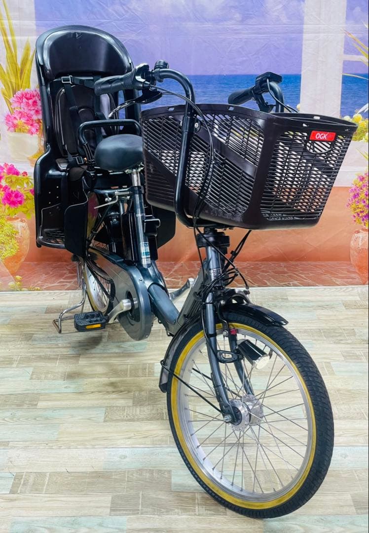 【限定価格】ギュット⭐️12AH！パナソニック子供乗せ電動アシスト自転車Y3415