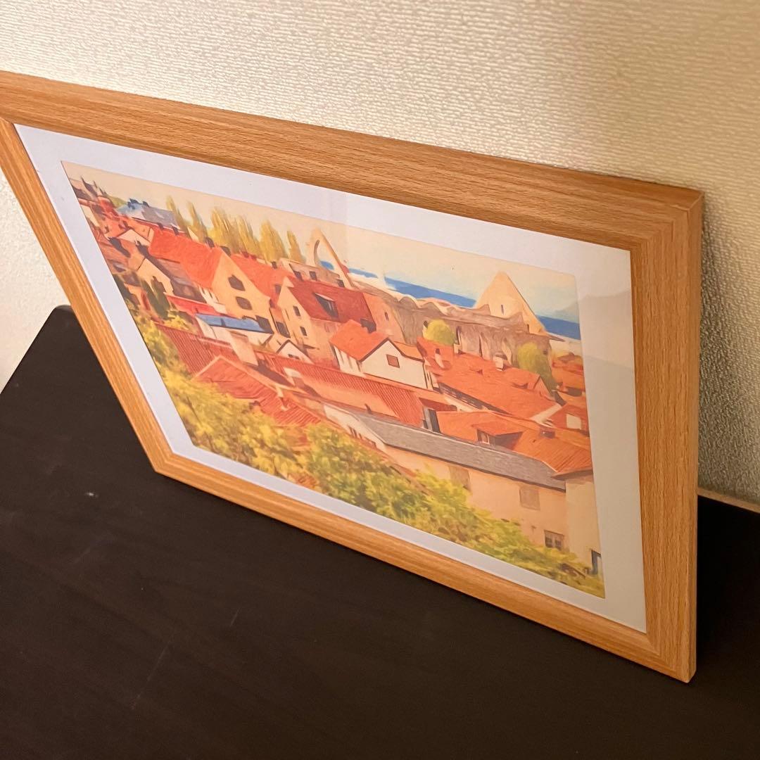 ジブリアート11魔女の宅急便より「GOT LAND」32.7㎝×24.0㎝額装品