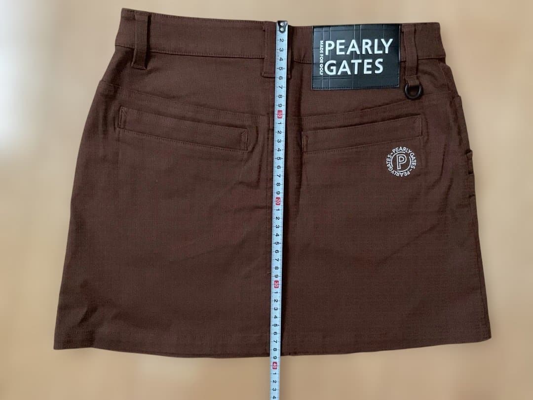 新品　PEARLY GATES ブラウン スカート　サイズ１
