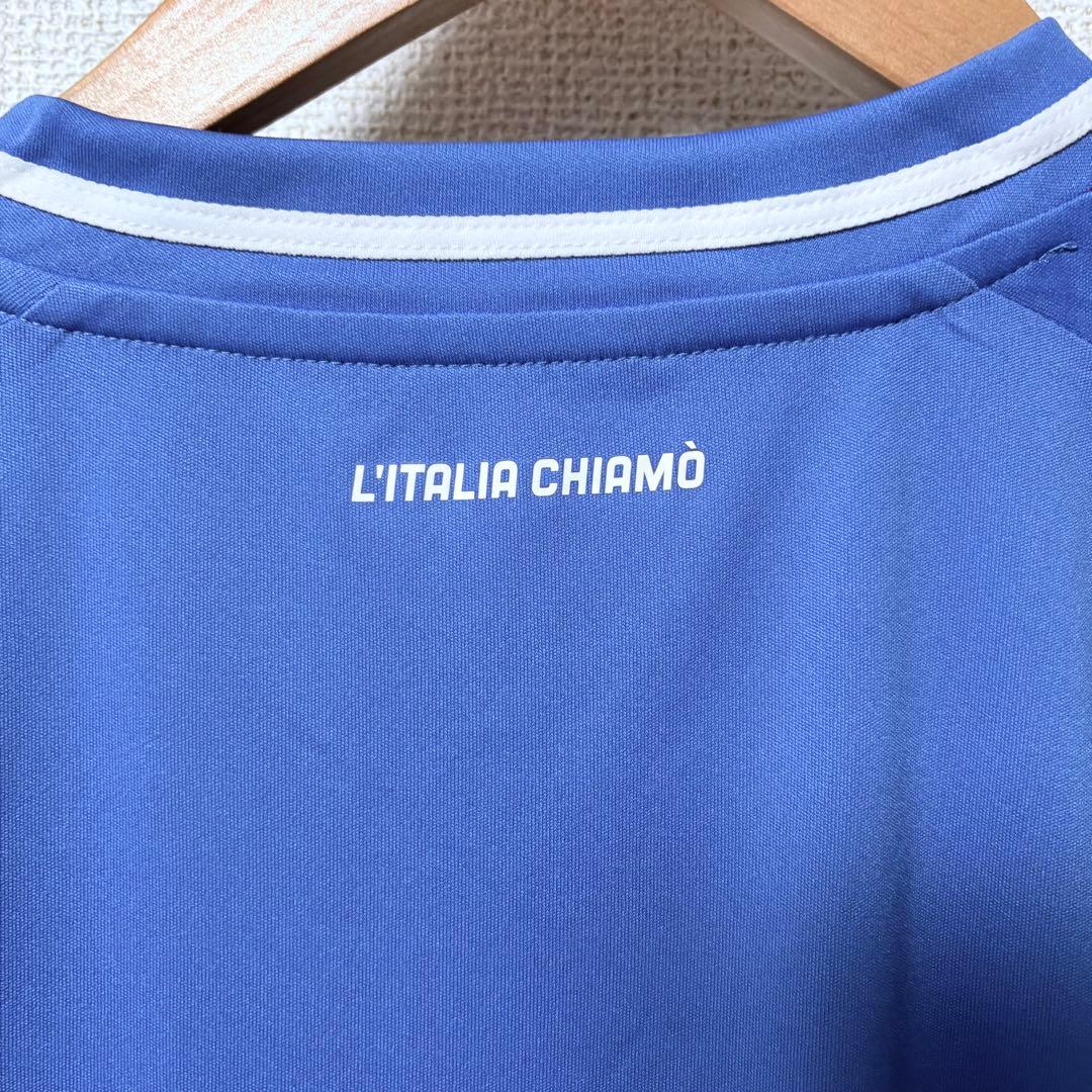 【新品未使用】2024ユーロイタリア代表 adidas ユニフォームMサイズ　青
