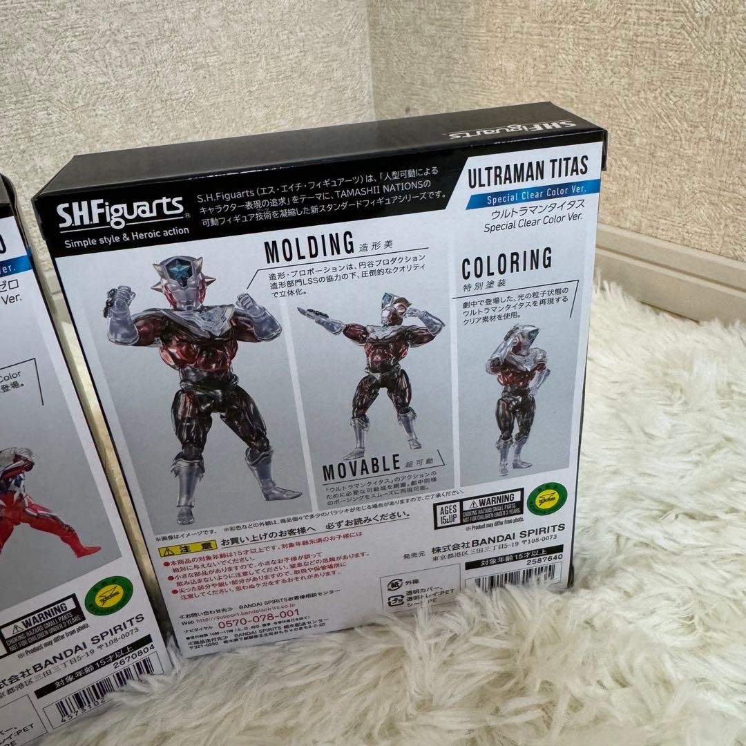 【新品未使用】ウルトラマンタイタス　ゼロ　Special Clear 2体セット