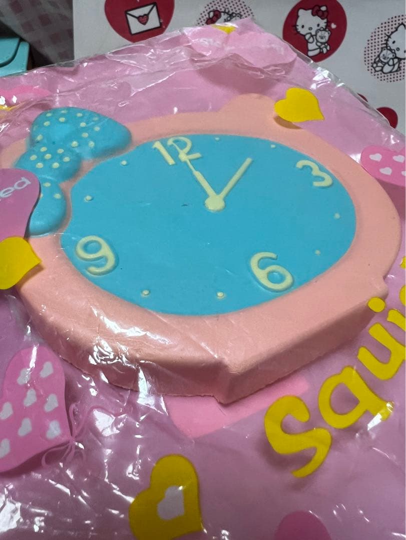 ハローキティ 目覚まし時計 みたいな スクイーズ 激レア♡希少