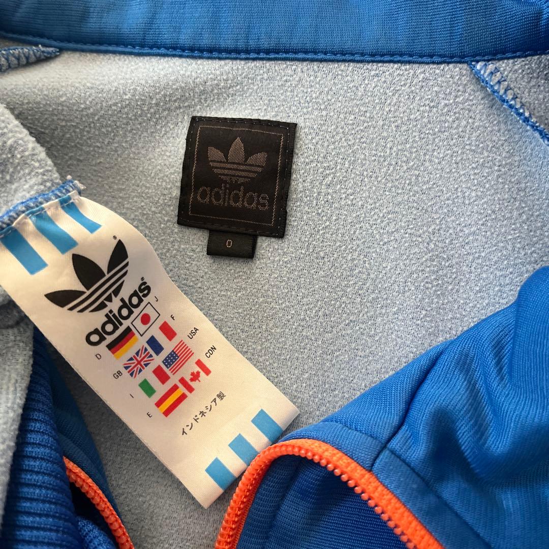 adidas トラックジャケット BRASIL 青 オレンジ