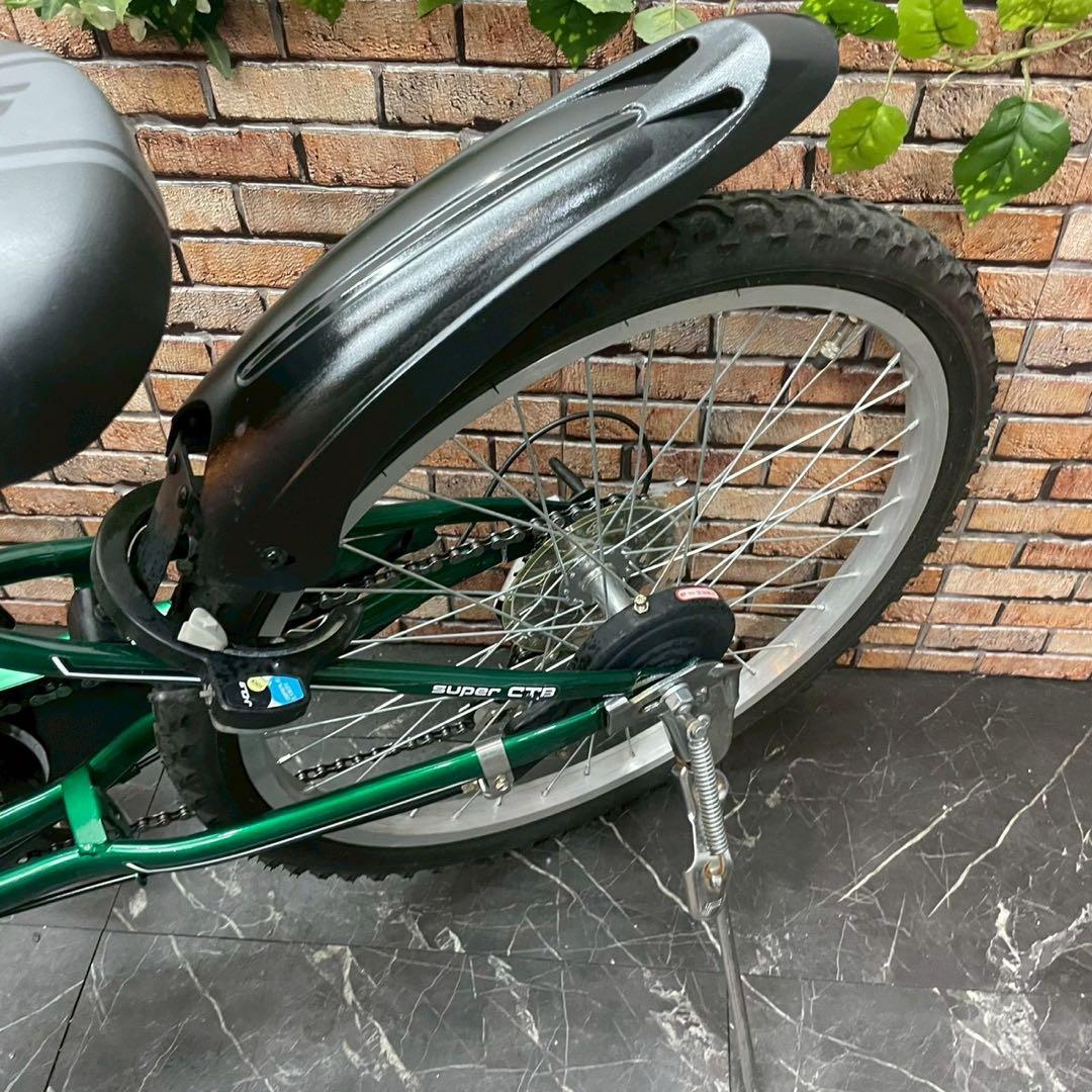 【132】子供用自転車 子供車TACKLE BOY グリーン 22インチ