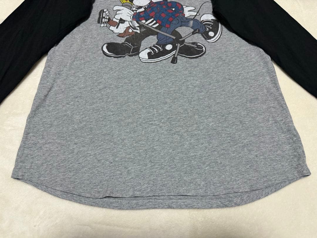 B’z × Disney ディズニー “SCENES” ラグランTシャツ M