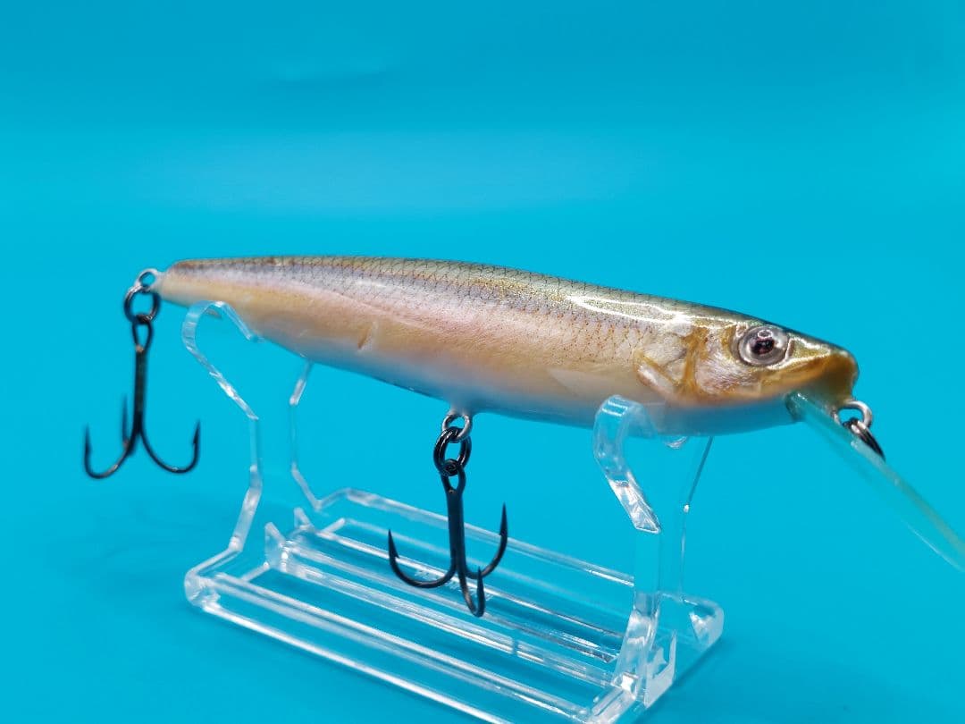 マキルアーオリジナルハンドメイドルアー 公魚剥製仕様