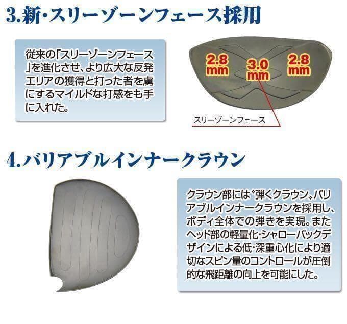 ★2本揃って新品超激安★ ワークスゴルフ マキシマックス強反発フェアウェイウッド