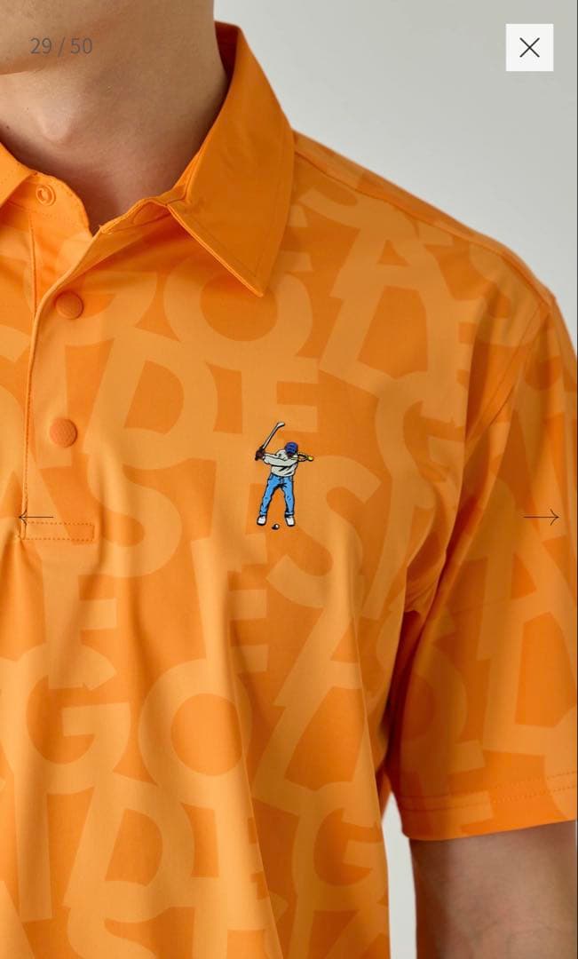 eastside golfスナッププラケットポロシャツ Lサイズ