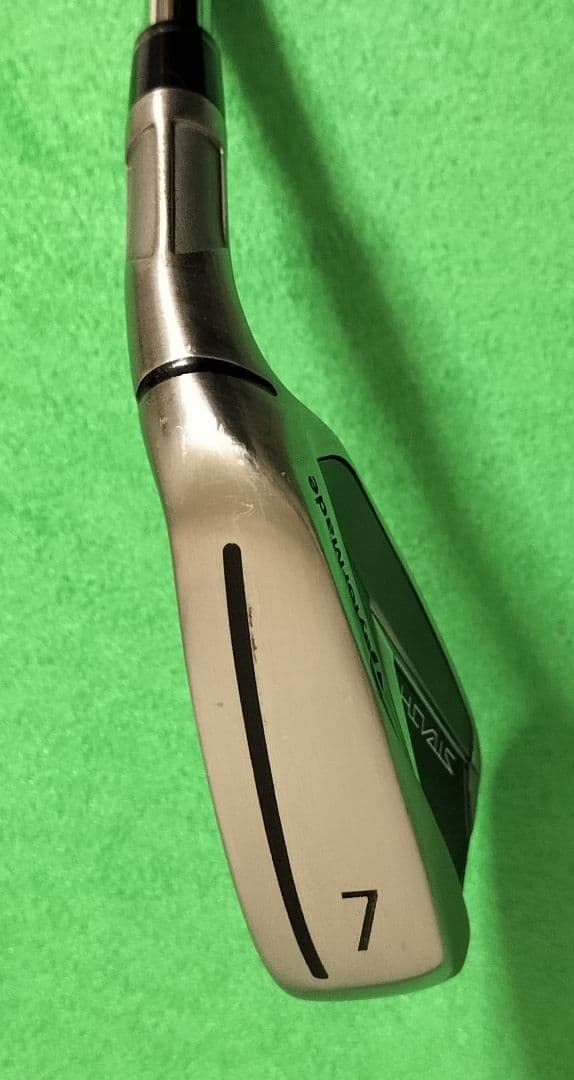 【極美品】テーラーメイド ステルス　7番アイアン 硬S スチールKBS