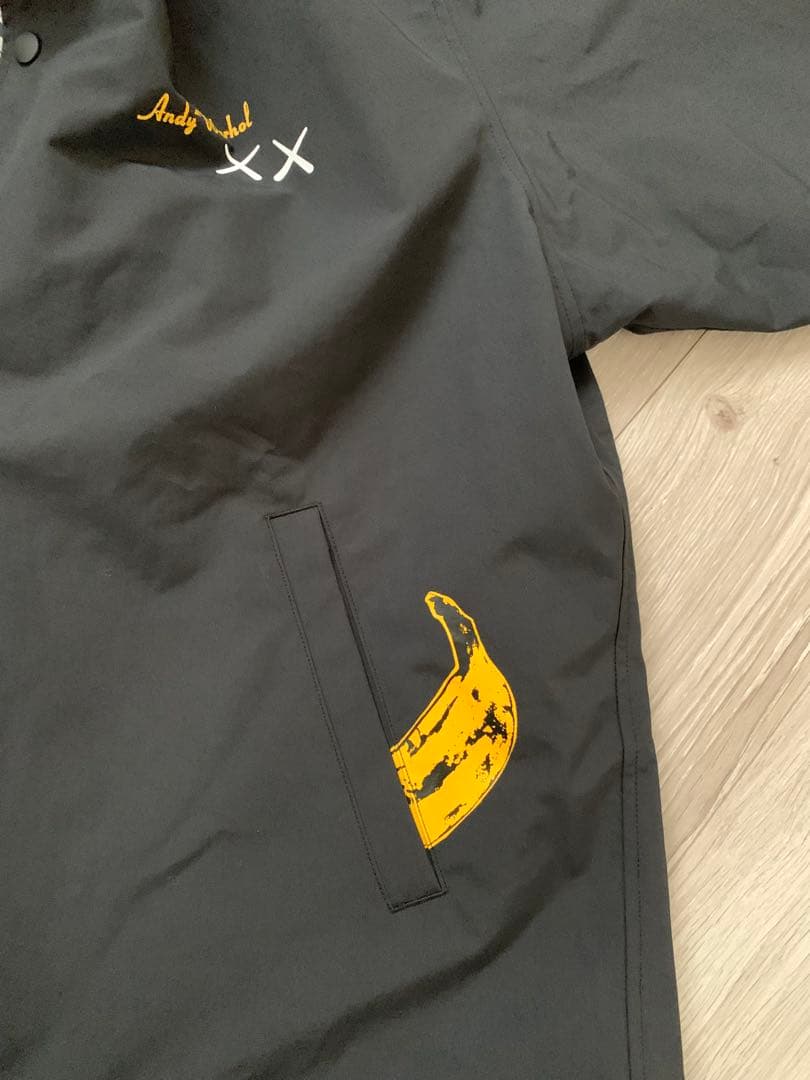 【新品未使用】希少サイズ 3XL AndyWarhol コーチジャケット 黒