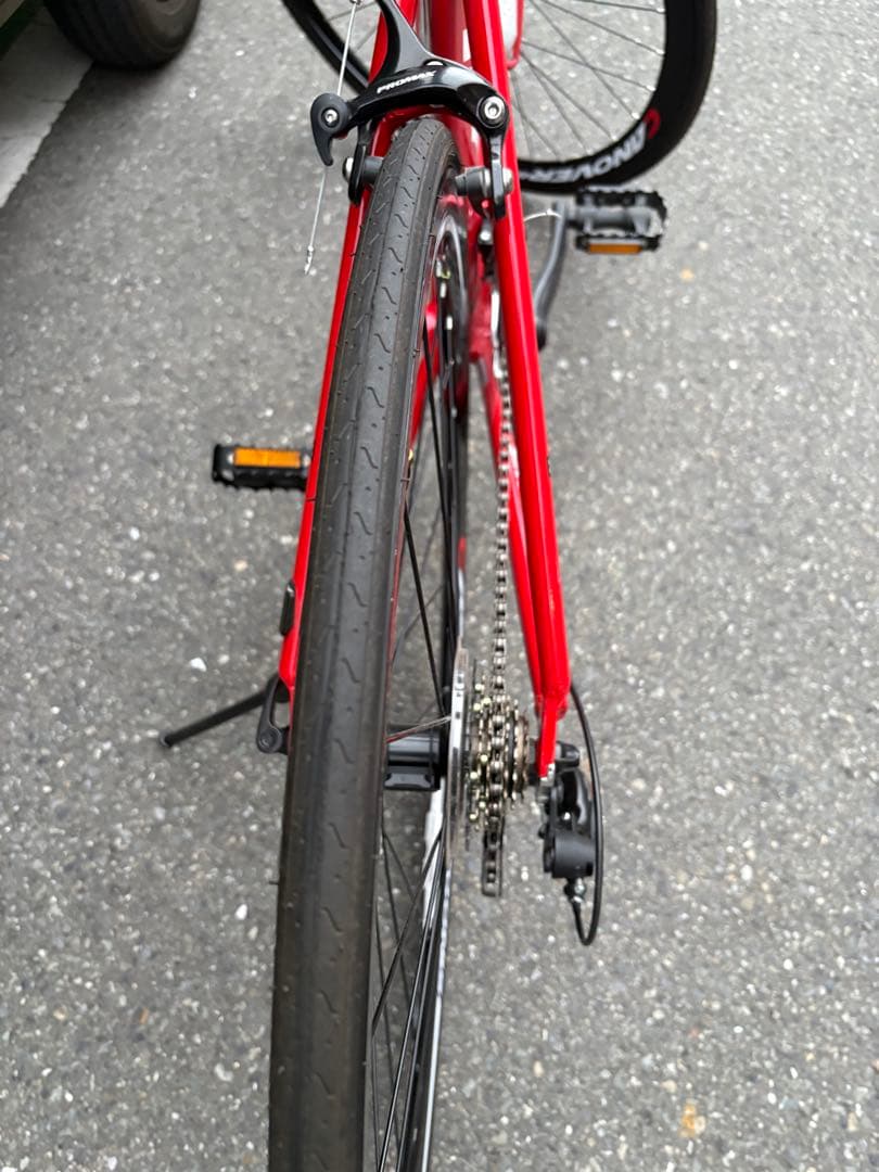 CANNONDALE レッド ロードバイク 700C