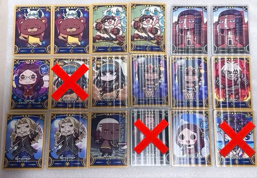 Fate/Final Journey 1枚70円　バラ売り　まとめて売り　fgo