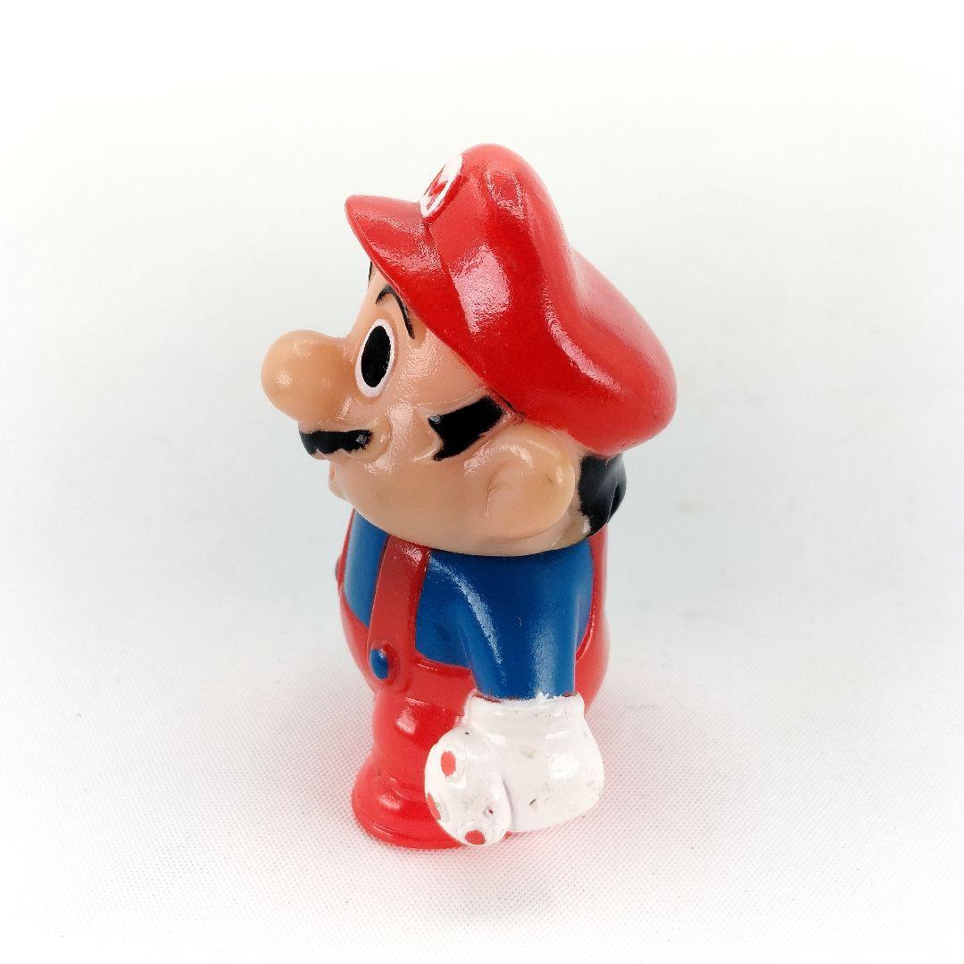 当時物 バンダイ ハッスルマリオ 1986年 ソフビ フィギュア