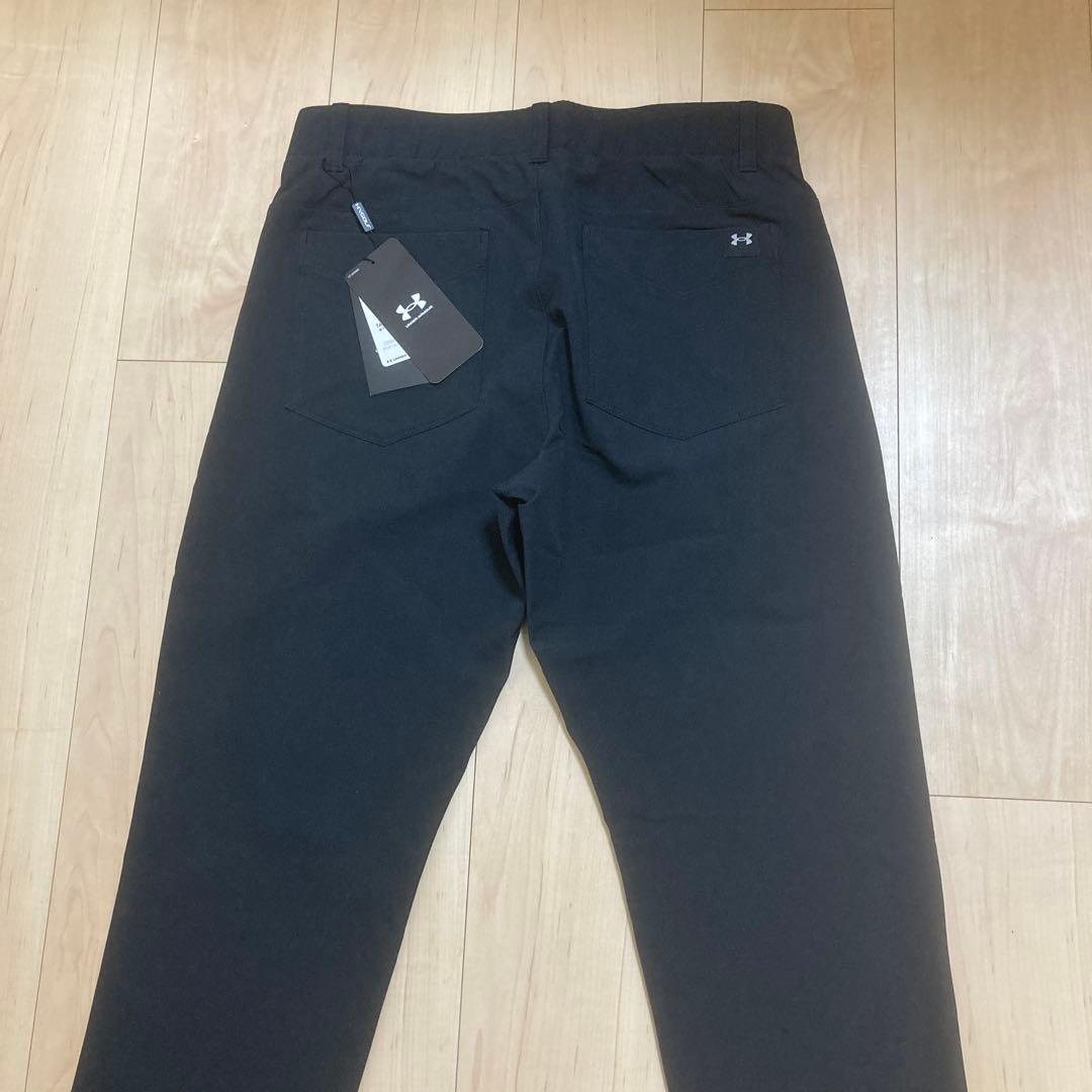 UNDER ARMOUR ゴルフパンツ 黒 新品タグ付き　テーパード　裏起毛