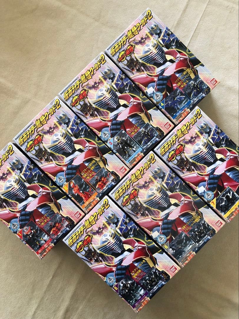 【未開封】仮面ライダー龍騎ワールド2 全７種フルコンプ＋龍騎ワールド1（3箱）