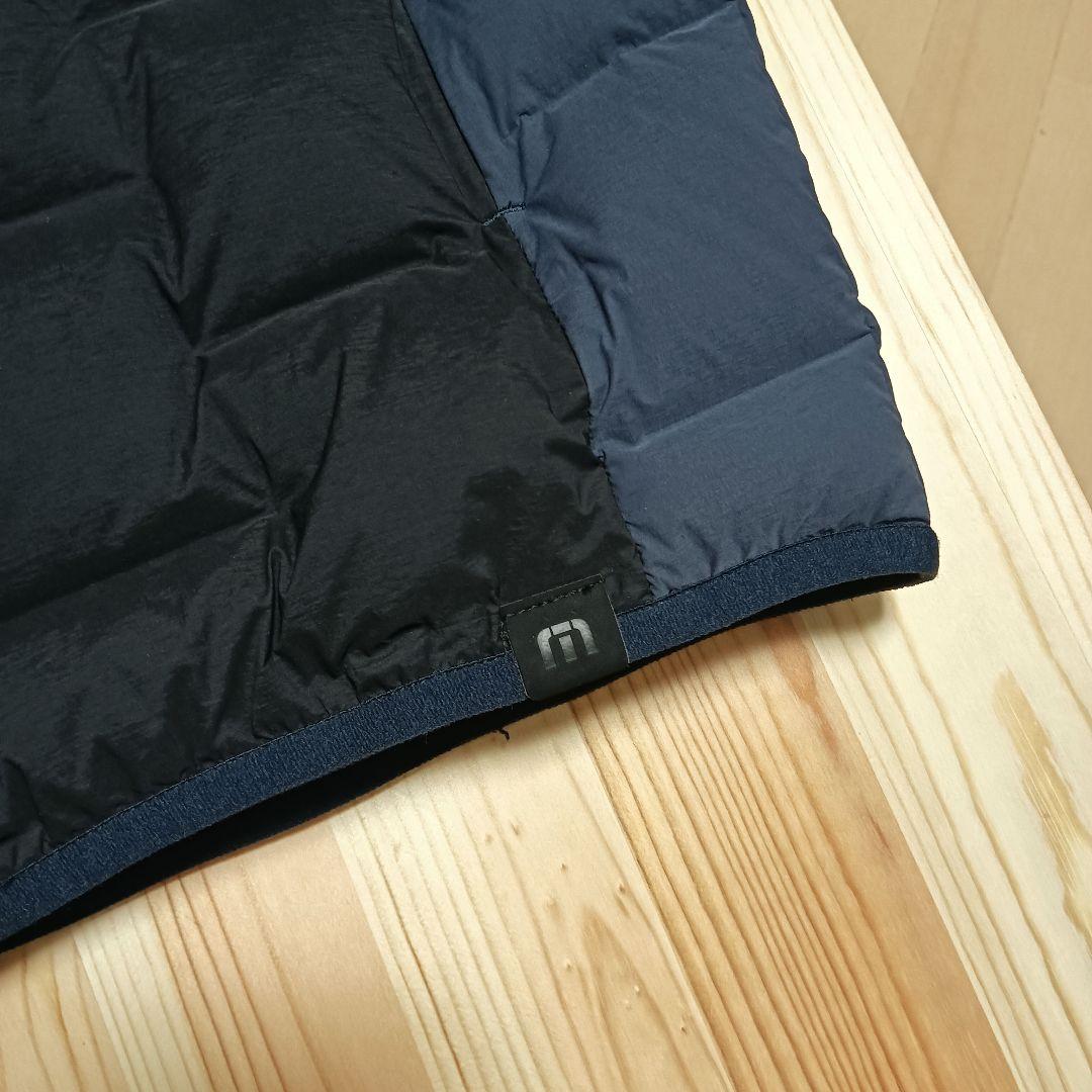 TravisMathew ダウンジャケット 軽量 撥水 M ネイビー×ブラック