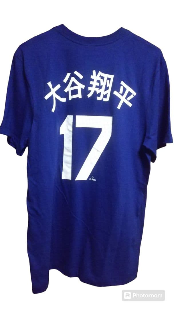 MLB ロサンゼルス ドジャース 大谷翔平 半袖Tシャツ L ブルー 新品